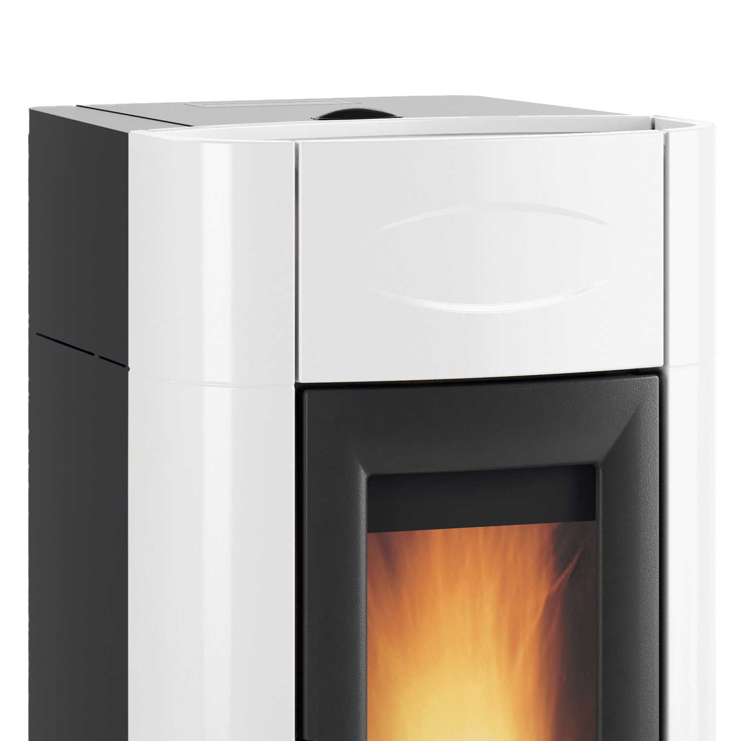 Extraflame ISIDORA IDRO H23 5.0 EVO - Blanc poêle à granulés bouilleur EVOLUTION LINE
