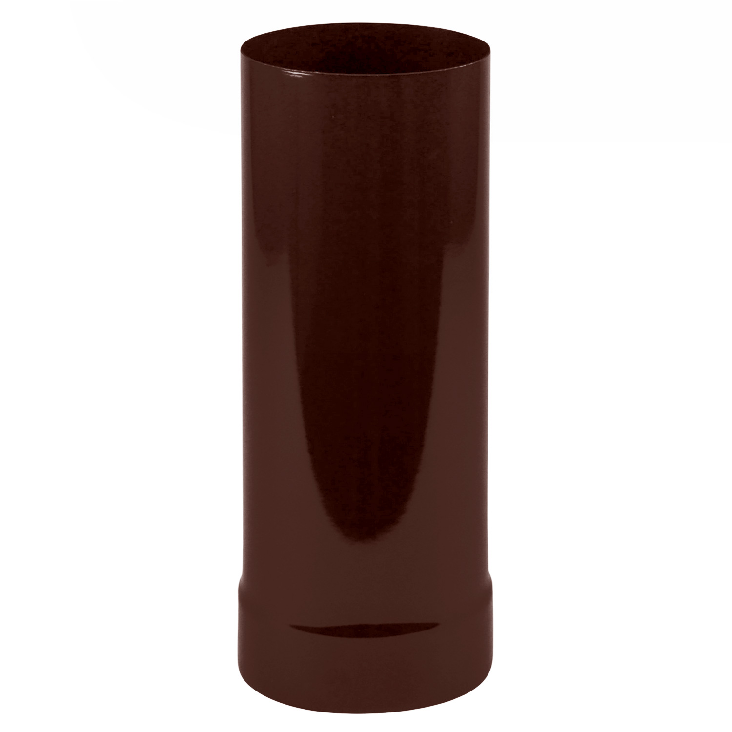 Raik Tuyau de Fumée / Tuyau de Poêle Émaillé 150mm - Tube Télescopique Marron