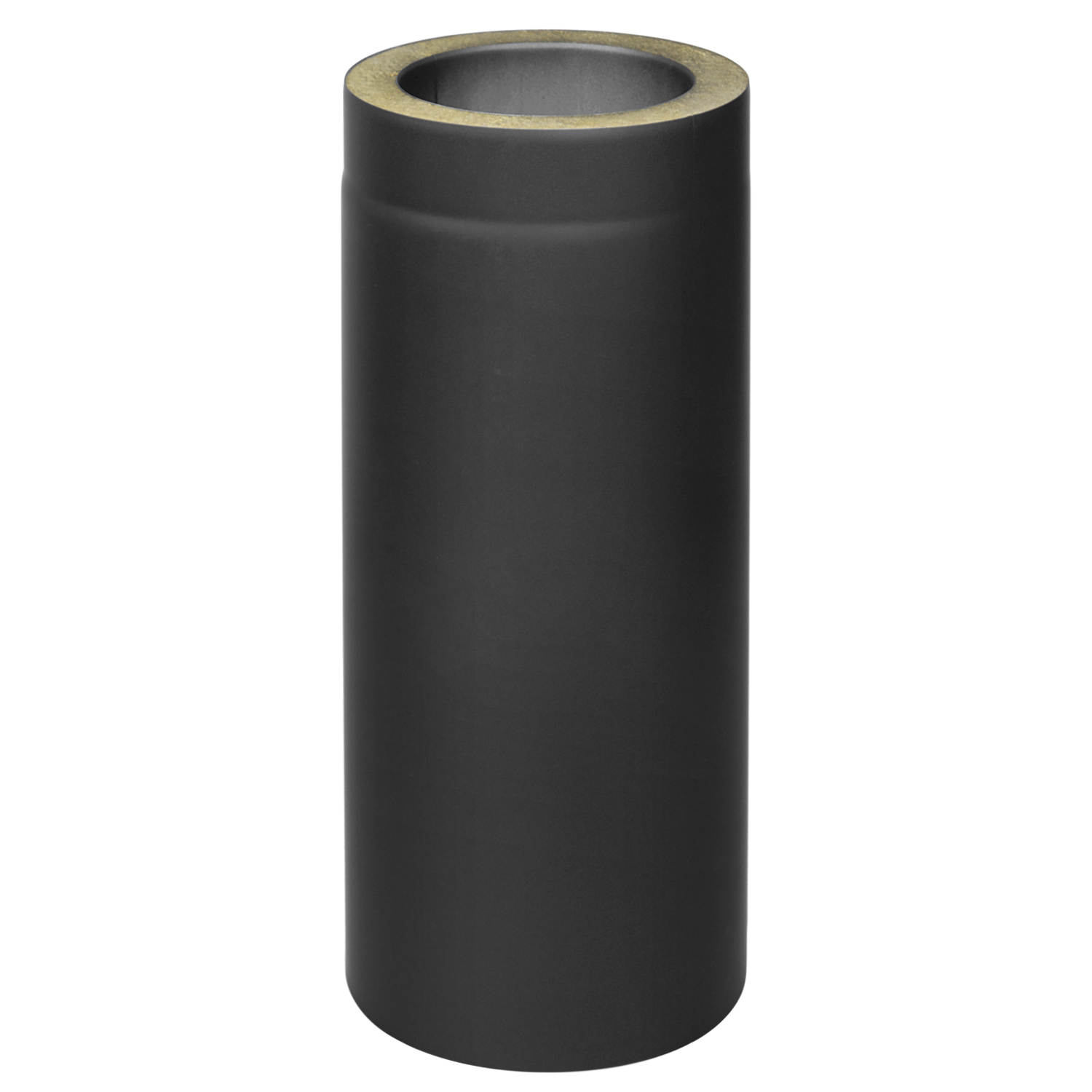 Raik Coltherm élément de longueur 150mm noir double paroi L: 500mm pour tuyau de fumée / conduit de fumée