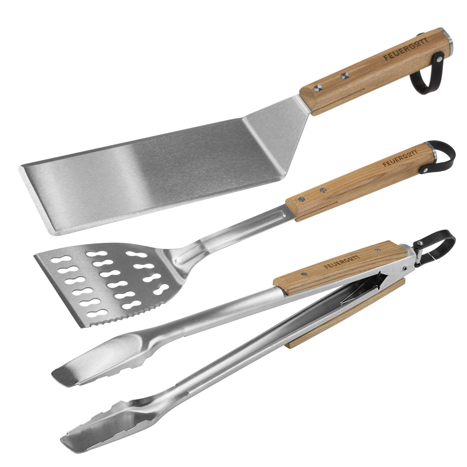 Feuergott Grillbesteck-Set 3 Teile