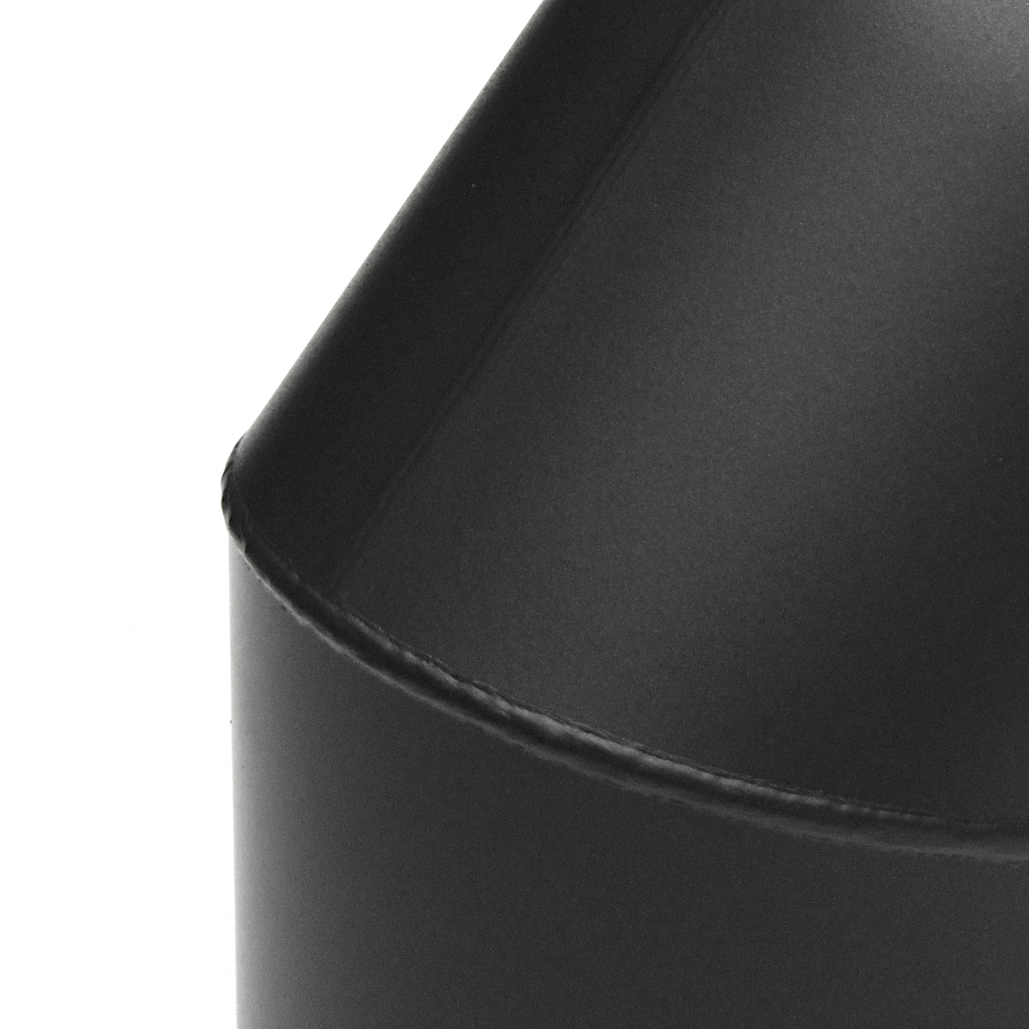 Raik Basic Rauchrohrbogen 150mm schwarz 45° ohne Tür für Rauchrohr / Ofenrohr