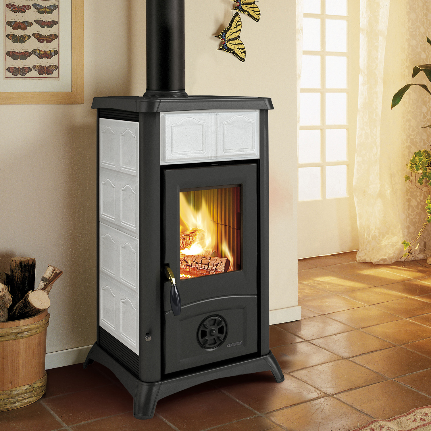 La Nordica Gemma Lean Kaminofen Elegance Weiß