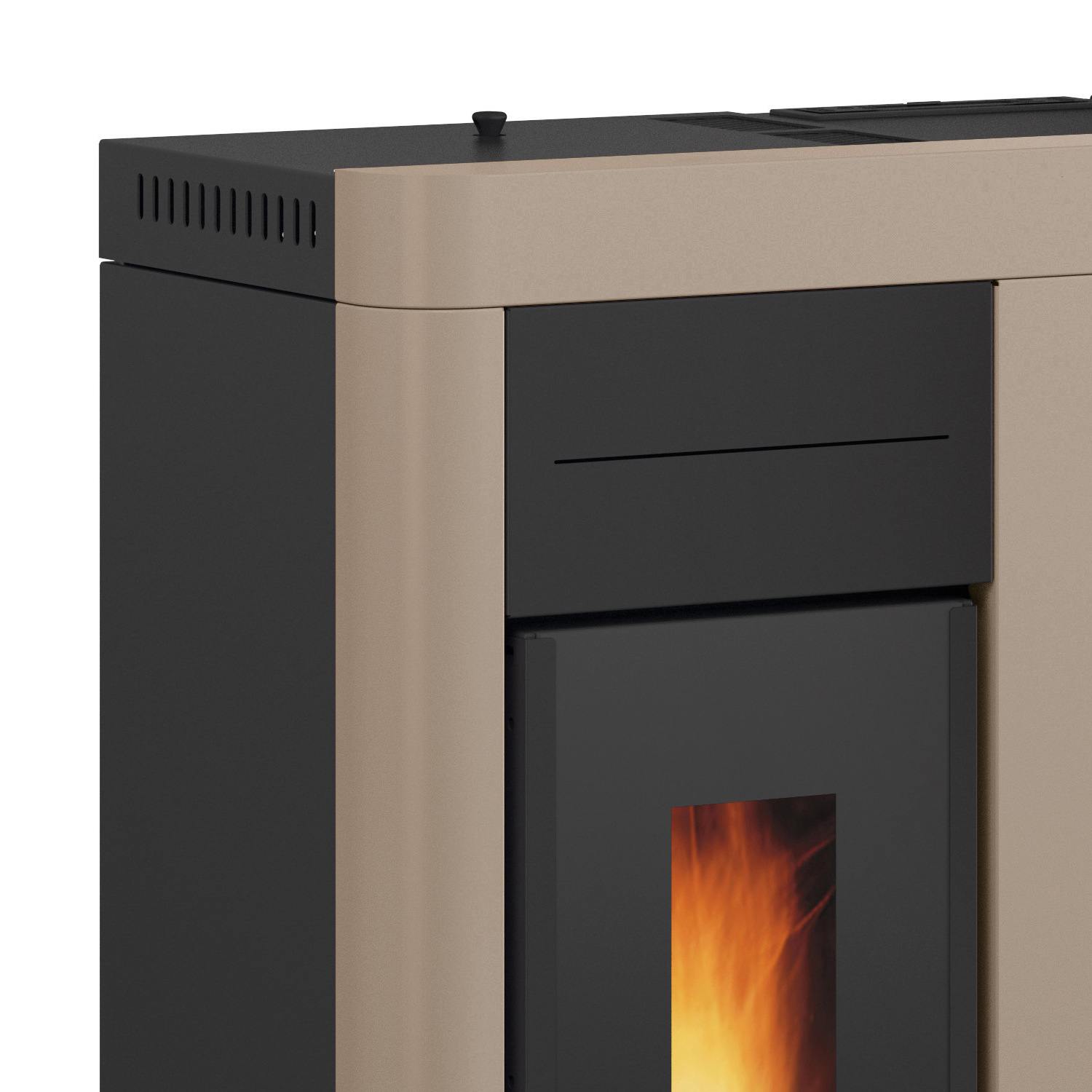 Extraflame Virna Idro 16 Wasserführender Pelletofen Taupe Matt