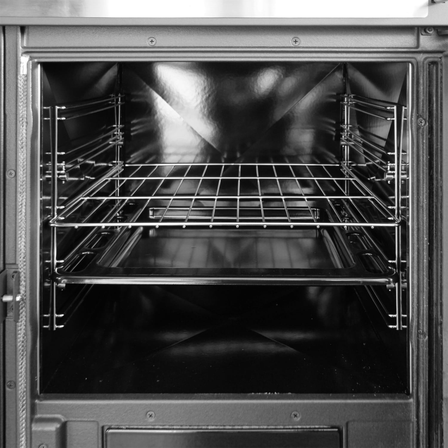 La Nordica Rosa XXL.16 cuisinière à bois acier anthracite-noir