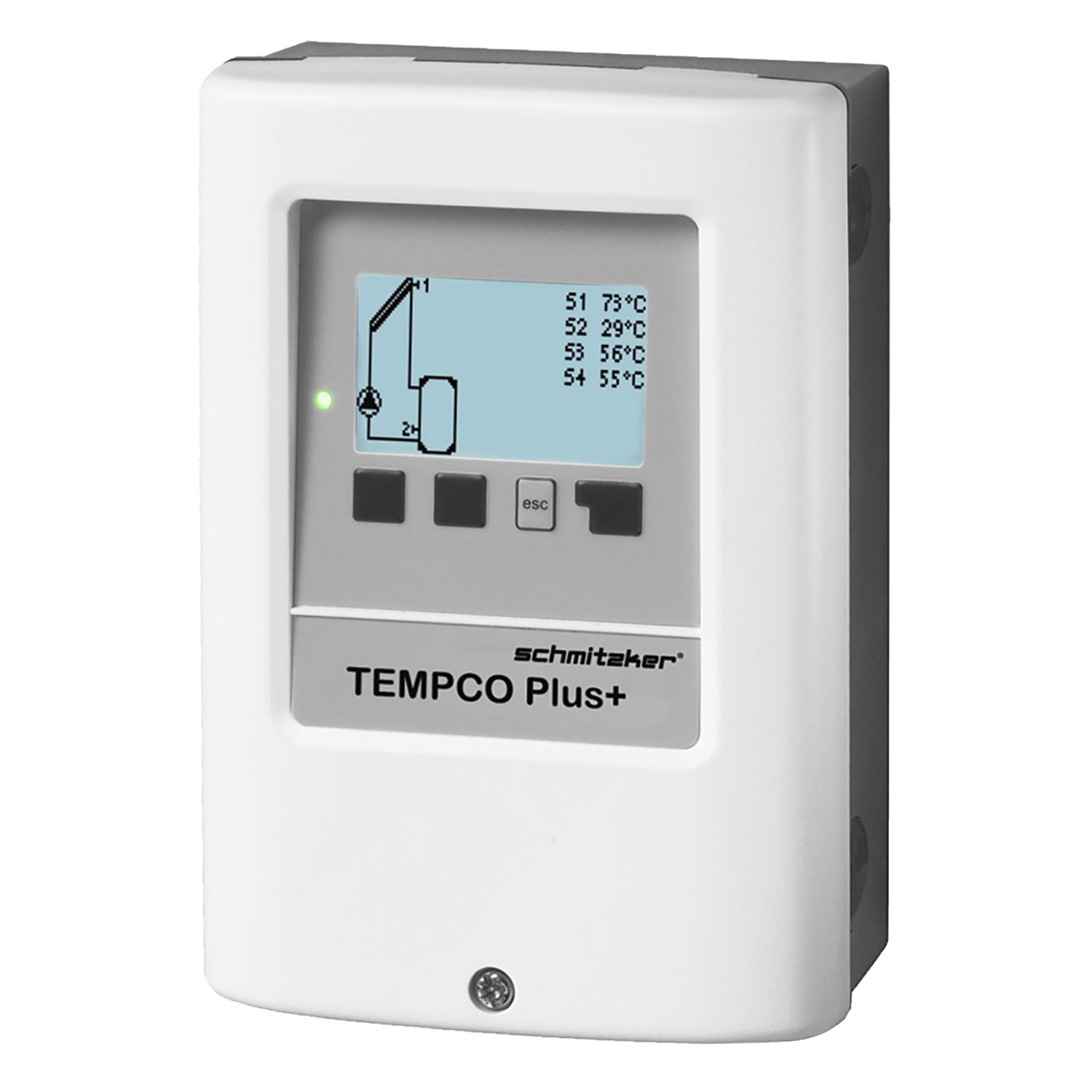 Oranier+ Polar Neo Aqua Stahl Schwarz / Sandstein Set + Pufferspeicher TPSM 500