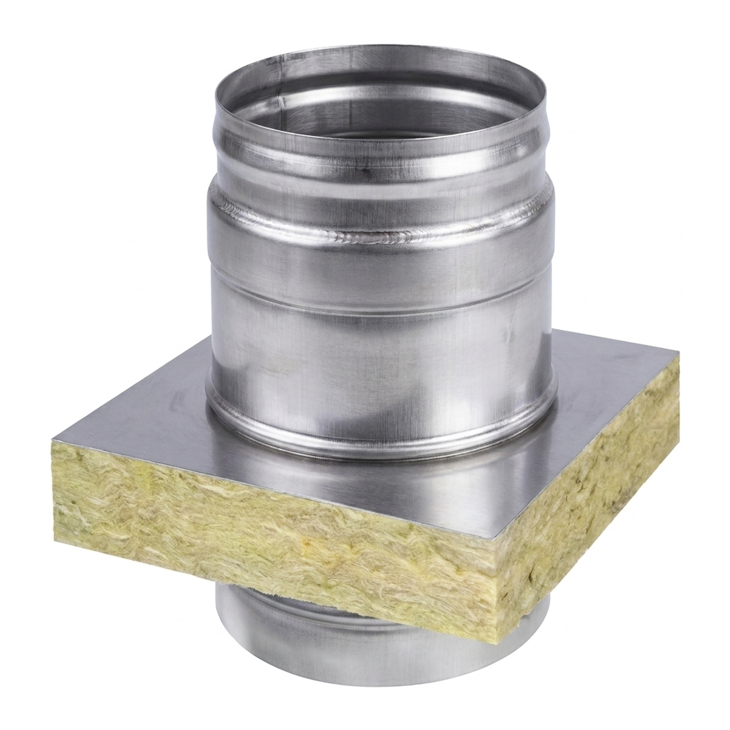Schiedel LB90 Verlängerungsplatte für PPL Ø 180 mm mit DWF Ø 180 mm und Kugelfang