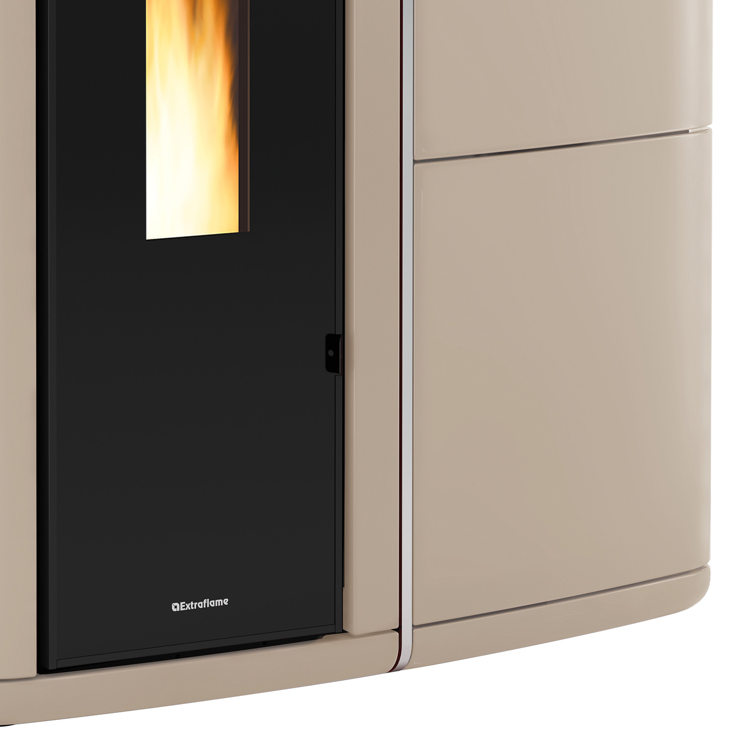 Extraflame EVELYNE IDRO 2.0 - Taupe poêle à granulés bouilleur EVOLUTION LINE