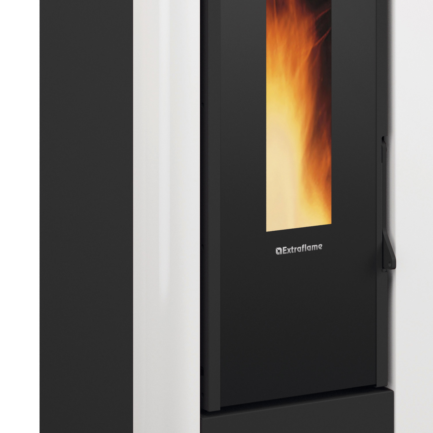 Extraflame Virna Idro Bianco Set + Kombispeicher Hygienespeicher SHS 550 + SWT