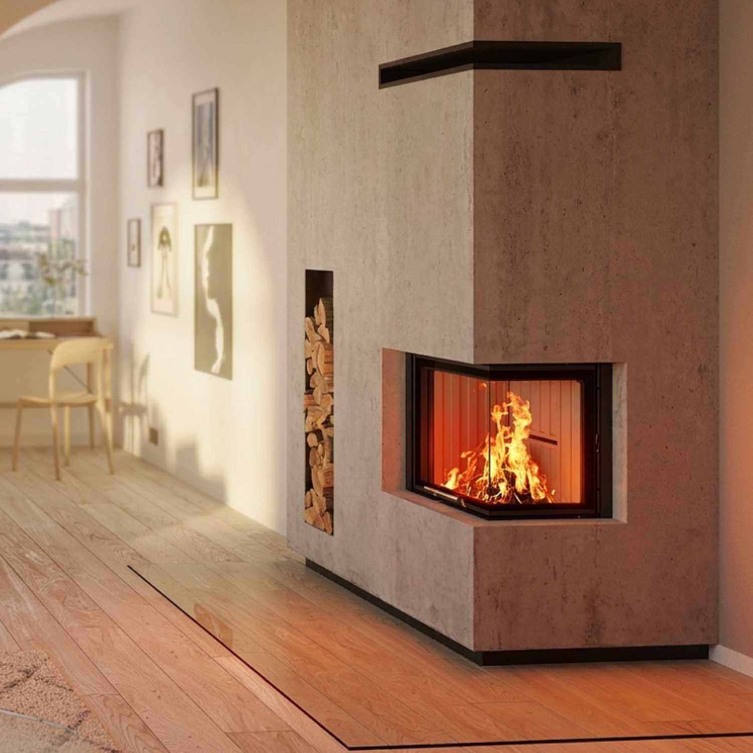 Spartherm Varia 2R-55h RLU Kamineinsatz 180 mm RR