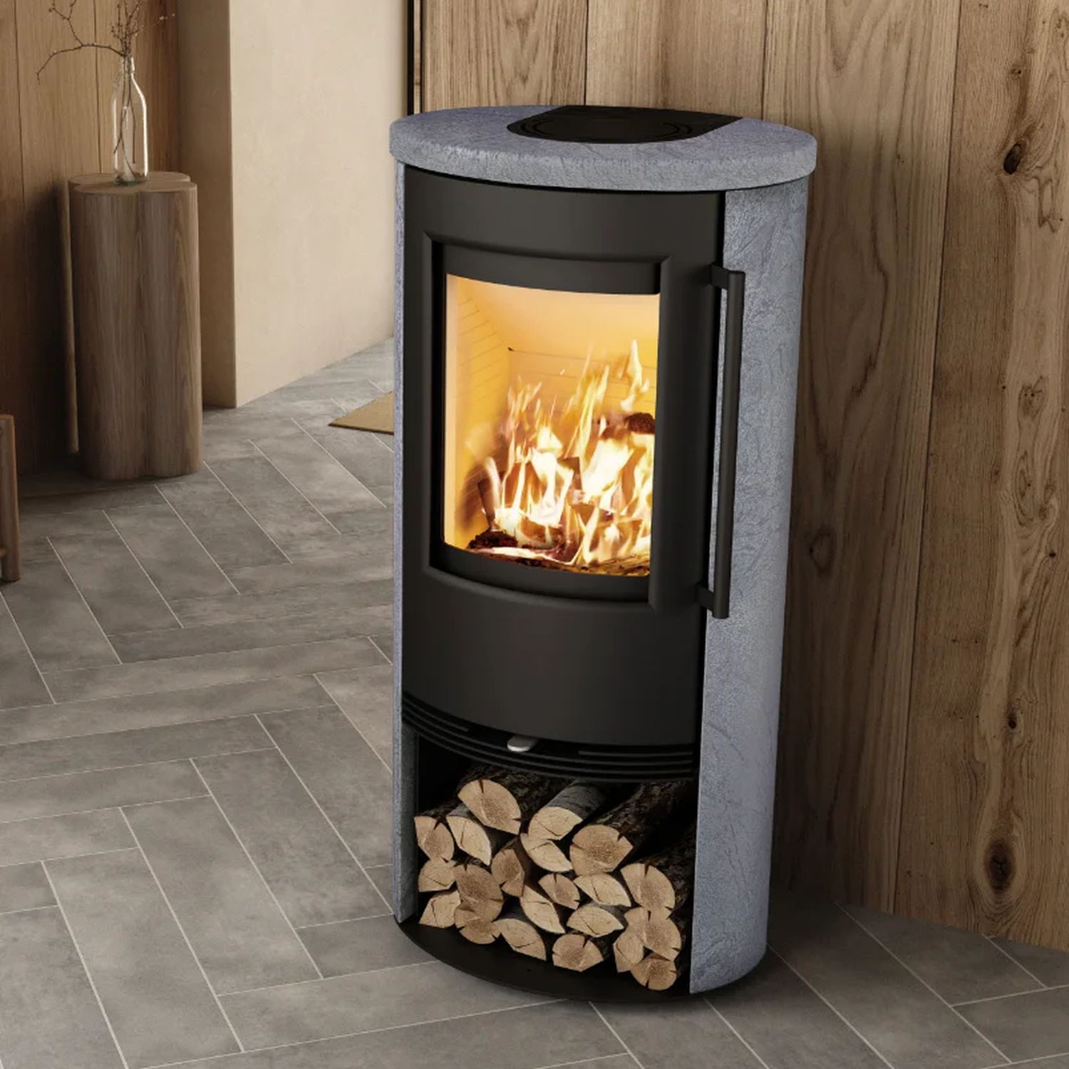 TermaTech TT21RS-CG A-Flame Kaminofen TermaStone Grey