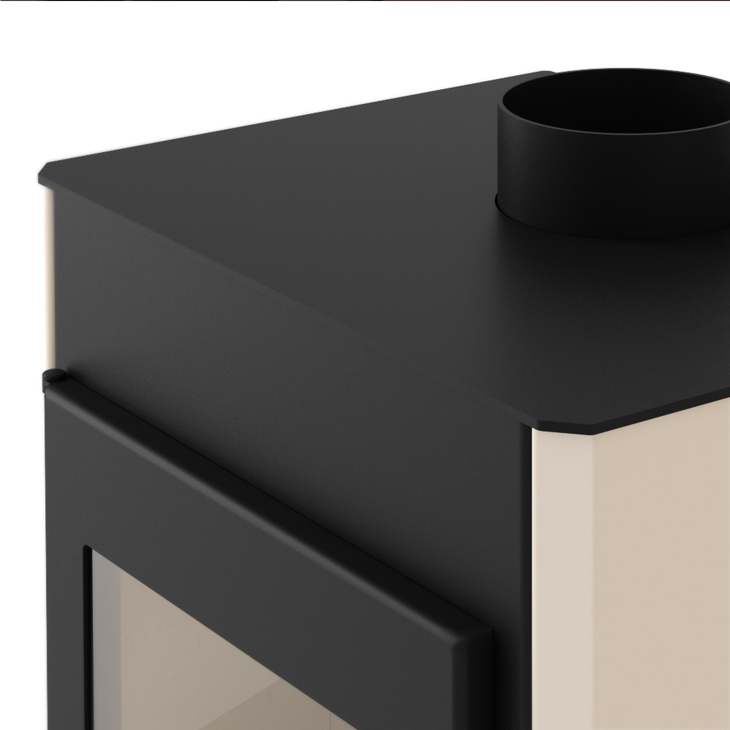Poêle à bois HS Flamingo Espo 3 Crème