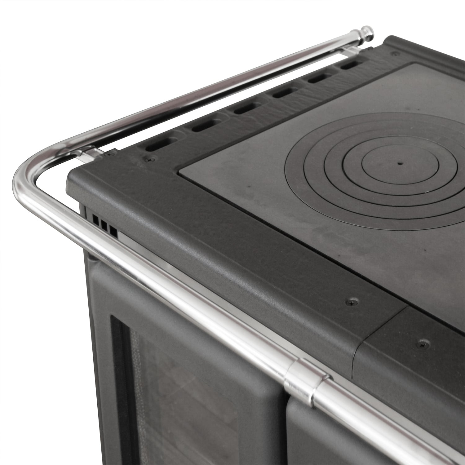 La Nordica Rosa XXL.16 cuisinière à bois acier anthracite-noir