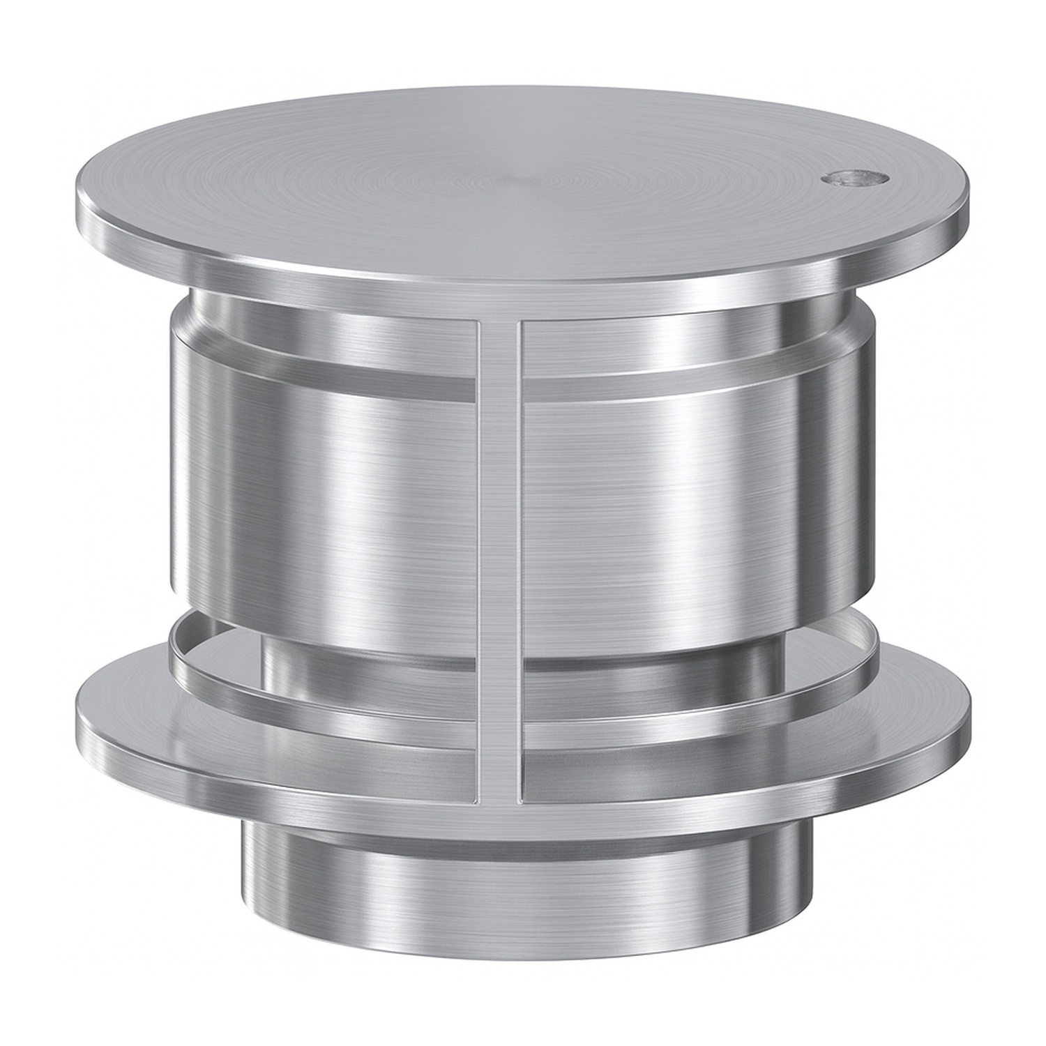 Schiedel ICS Regenhaube AntiSplash Deckel klappbar Ø150 mm doppelwandig glänzend