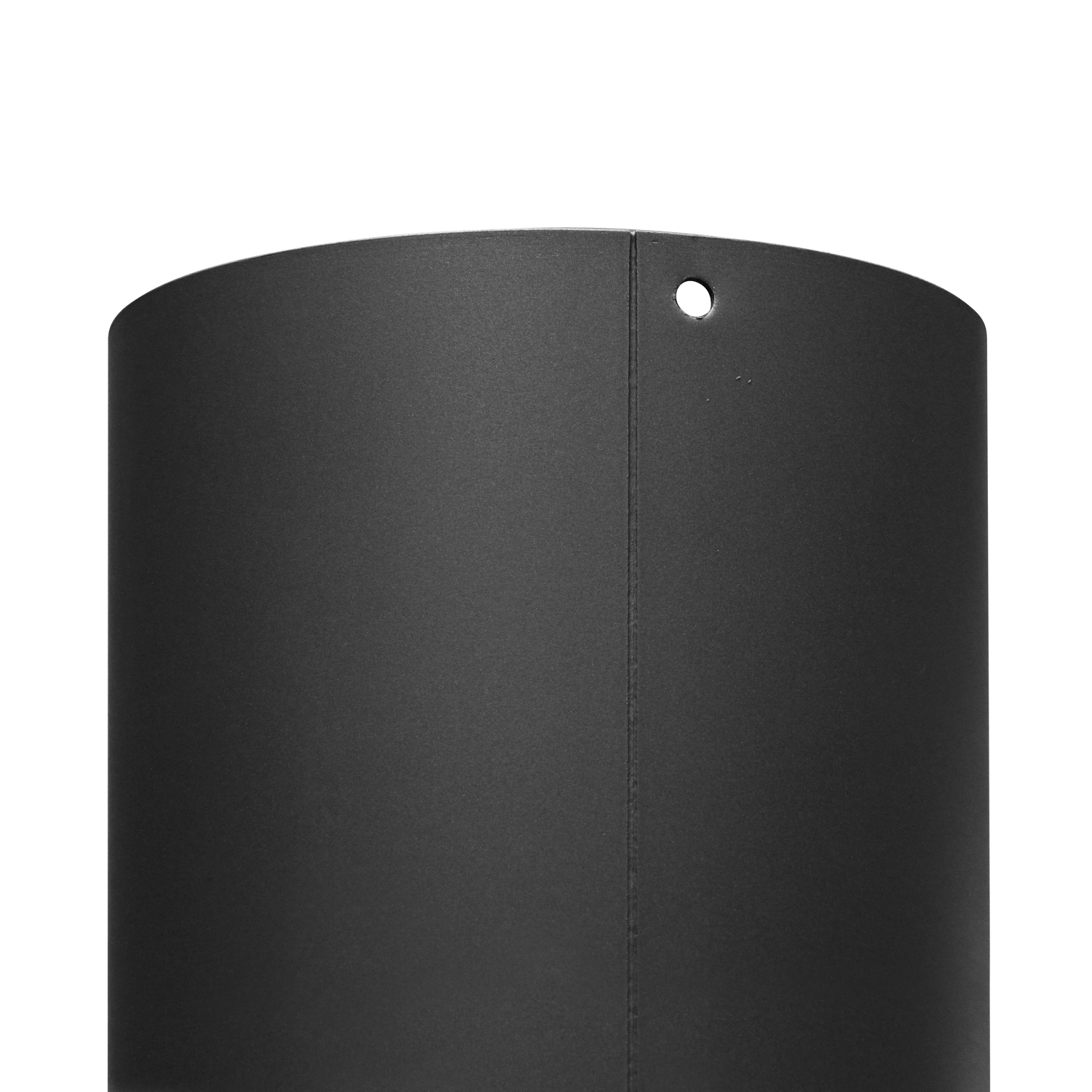 Raik Basic Längenelement 150mm schwarz L: 1000mm mit Drosselklappe, Tür, Kondensatring für Rauchrohr / Ofenrohr