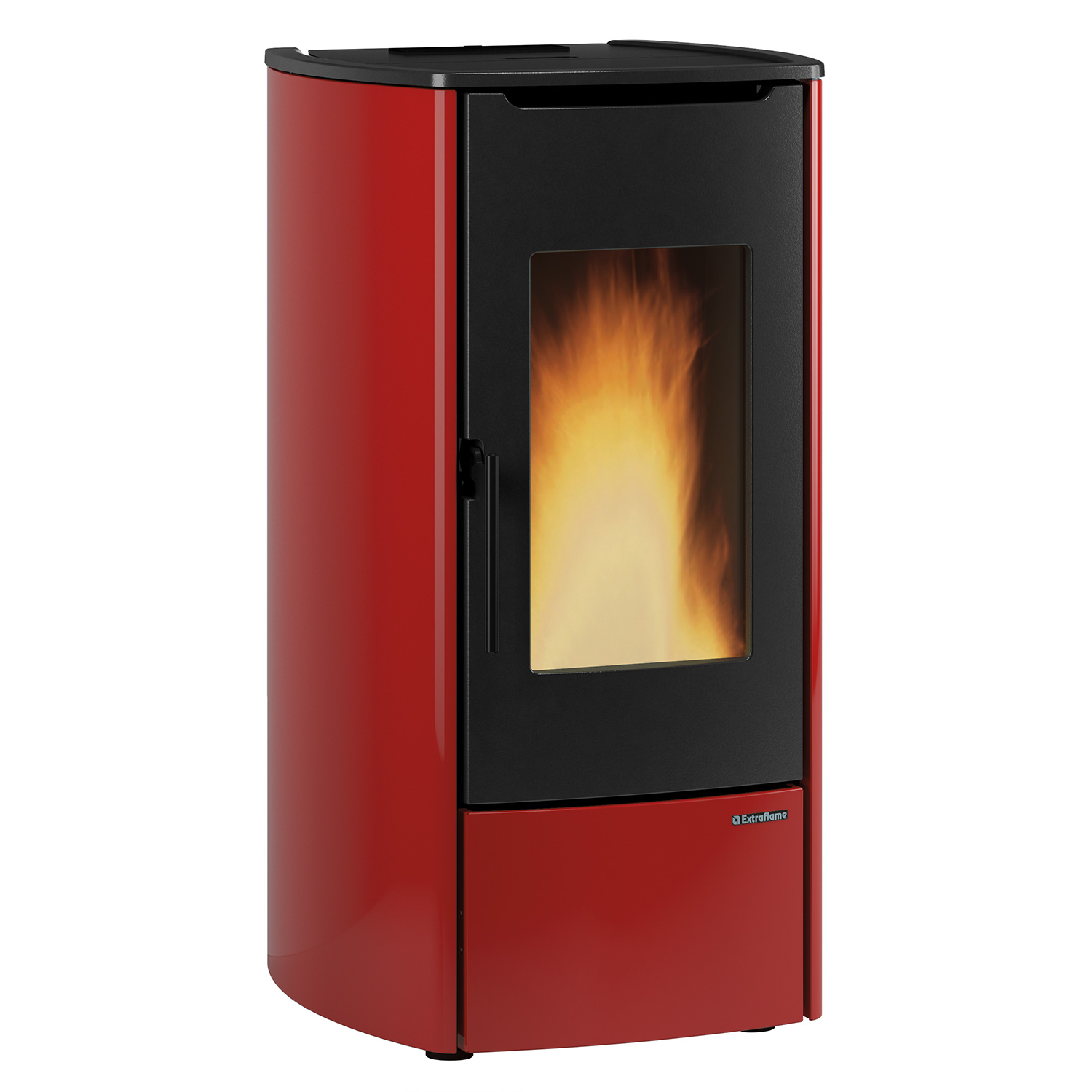 Extraflame Marina Idro 16 H11 wasserführender Pelletofen Stahl Bordeaux