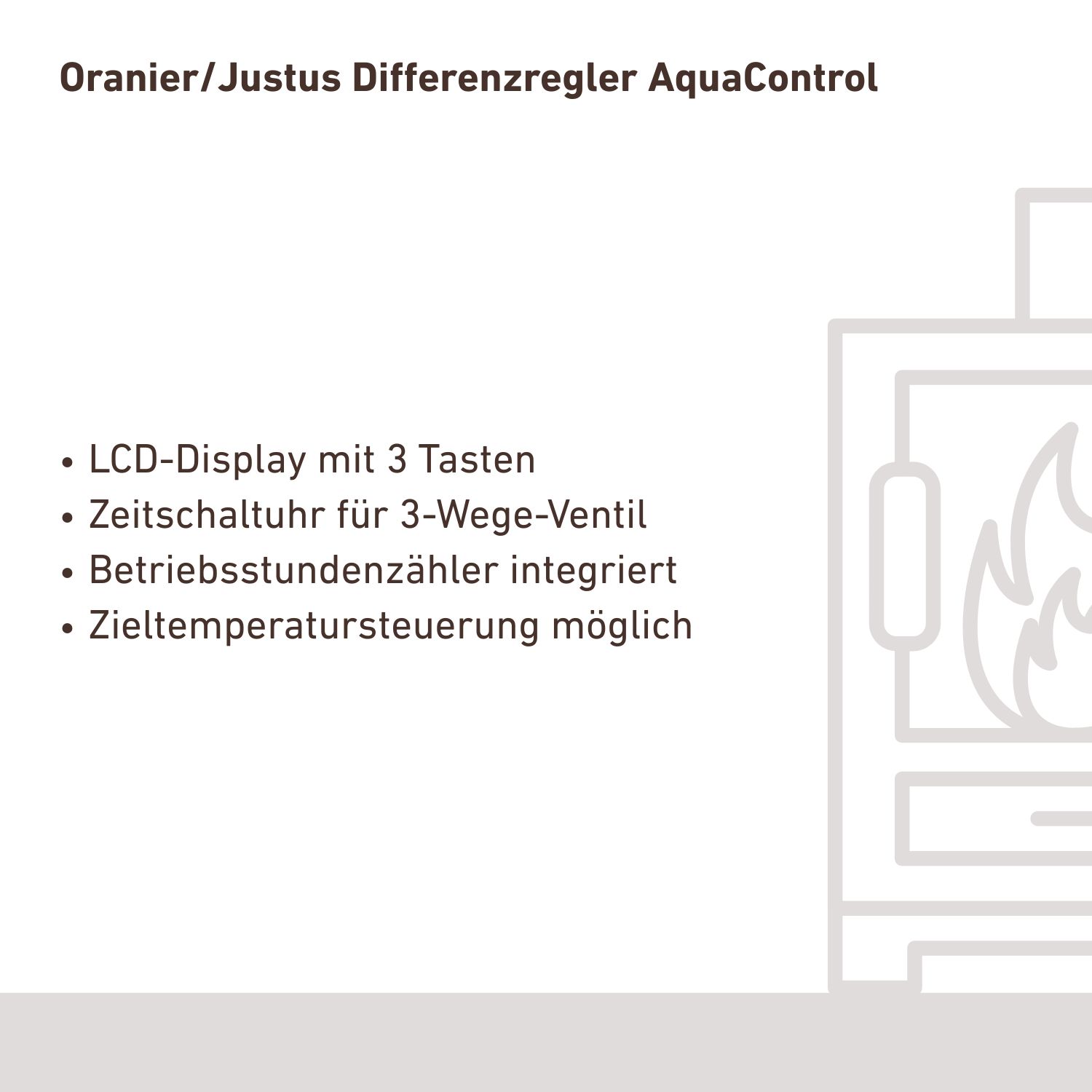 Oranier/Justus Régulateur de différence AquaControl