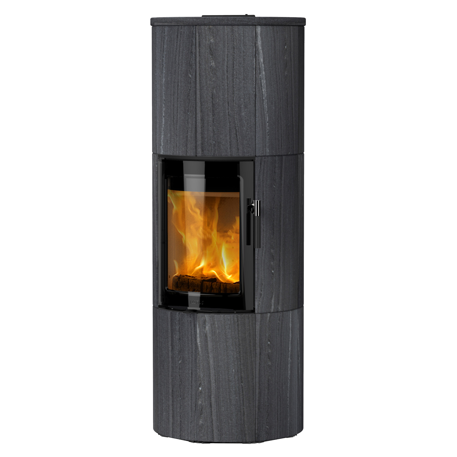 Lotus Maestro 152 Kaminofen Magic Tür/ Indian Night, Rauchabgang hinten, DIBt