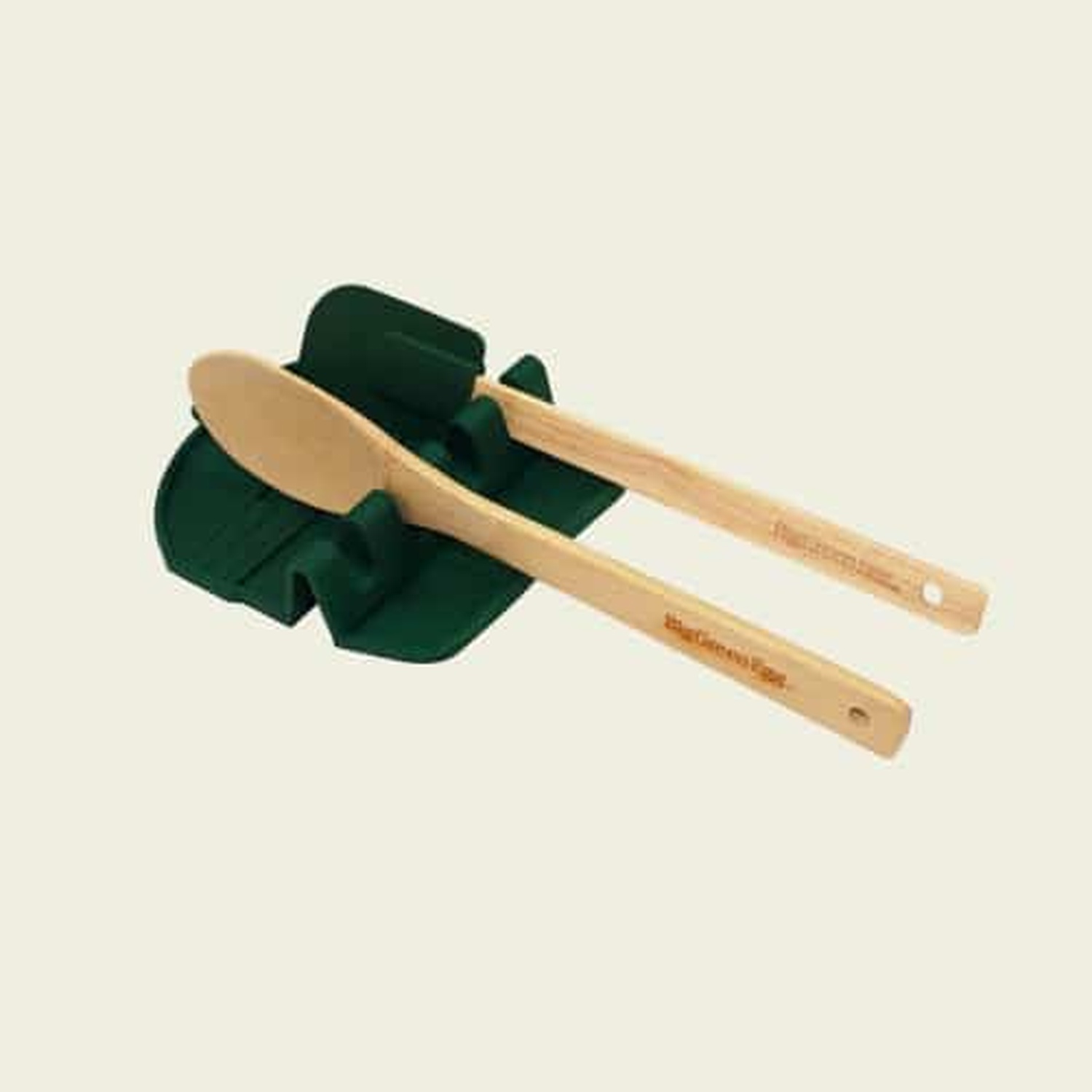 Big Green Egg Spatel/Pfannenwendermatte mit Pfannenschaber und Holzlöffel