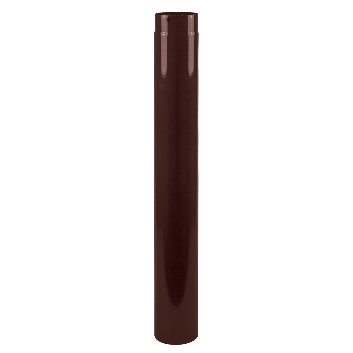 Tube de poêle / conduit de fumée émaillé 150mm - 1000mm marron
